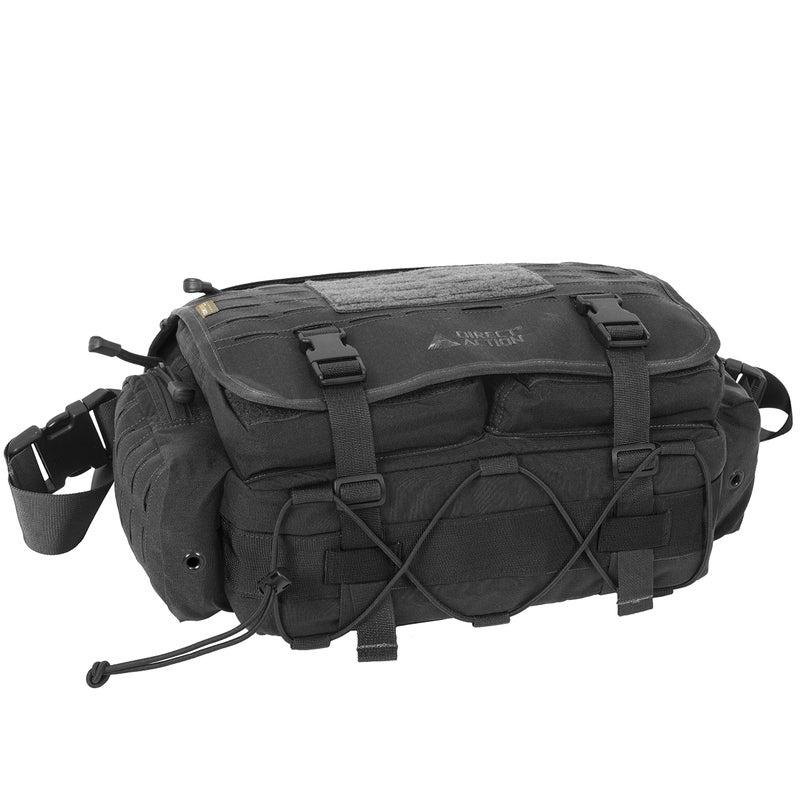 Direct Action Messenger Mk II Tactical Bag Black Mk II 10 Liter Capacity, ideal for laptop, ipad or tablet - Image 4